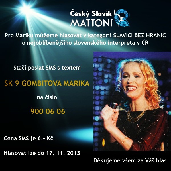 Marika Gombitová - Český slavík 2013?